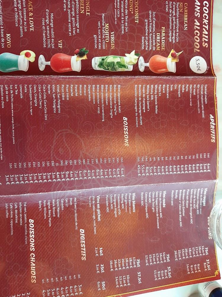 Royal Gambas Restaurant Asiatique - Menu Image 4